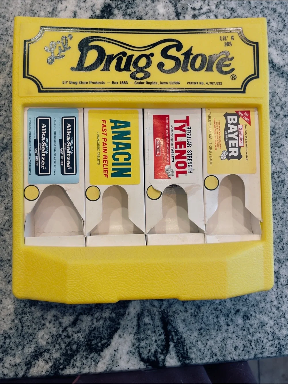 Vintage Lil' Drugstore 1970's Kitschy Fun Bathroom Decor 10 X 10